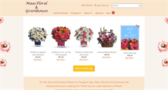 Desktop Screenshot of maasfloralandgreenhouse.com