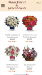 Mobile Screenshot of maasfloralandgreenhouse.com